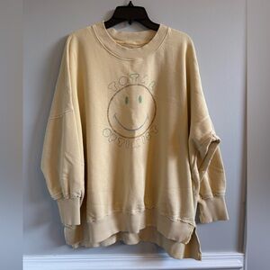 Aerie oversized sweatshirt, VGUC, medium, yellow